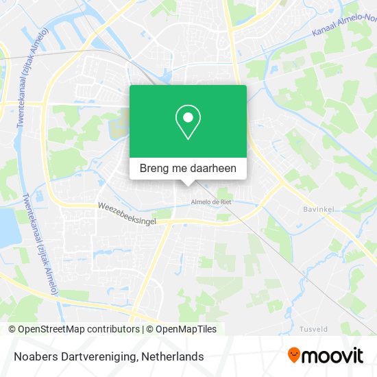 Noabers Dartvereniging kaart