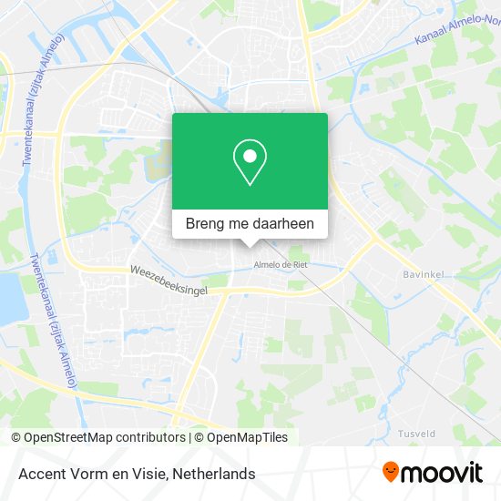 Accent Vorm en Visie kaart