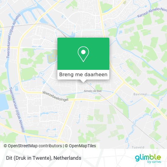 Dit (Druk in Twente) kaart