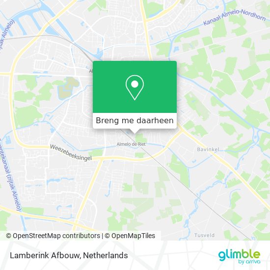 Lamberink Afbouw kaart