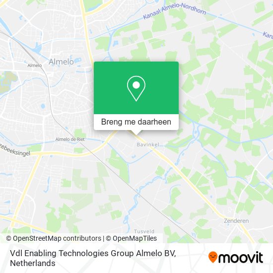 Vdl Enabling Technologies Group Almelo BV kaart