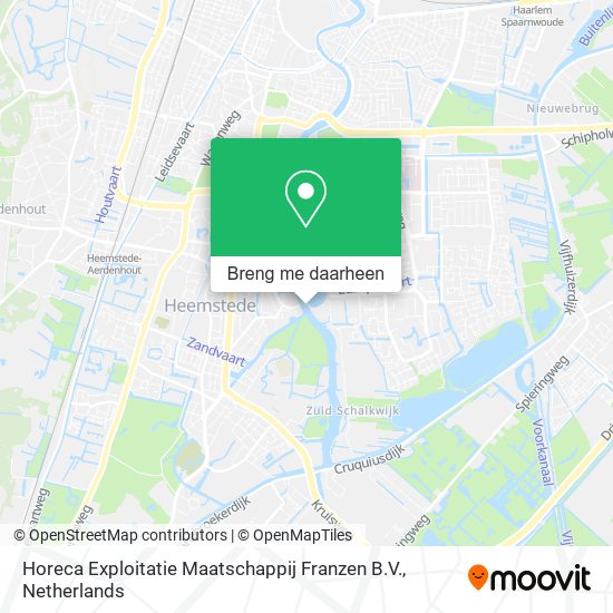 Horeca Exploitatie Maatschappij Franzen B.V. kaart