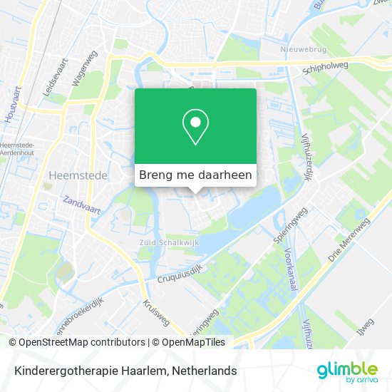 Kinderergotherapie Haarlem kaart