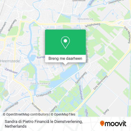 Sandra di Pietro Financiã le Dienstverlening kaart