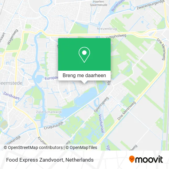 Food Express Zandvoort kaart