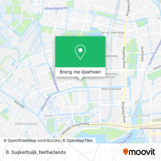 B. Suijkerbuijk kaart