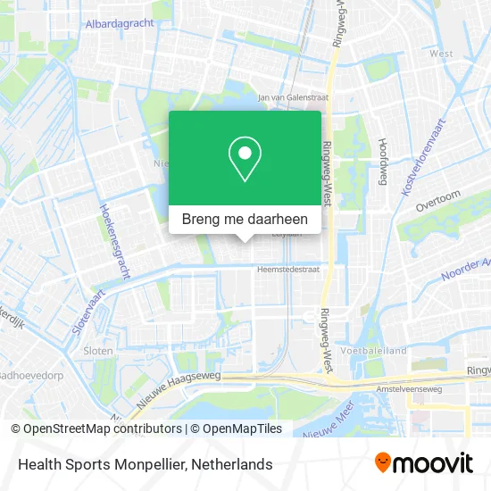 Health Sports Monpellier kaart