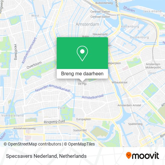 Specsavers Nederland kaart