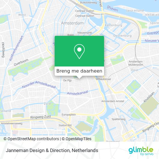 Janneman Design & Direction kaart