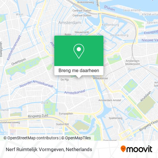 Nerf Ruimtelijk Vormgeven kaart