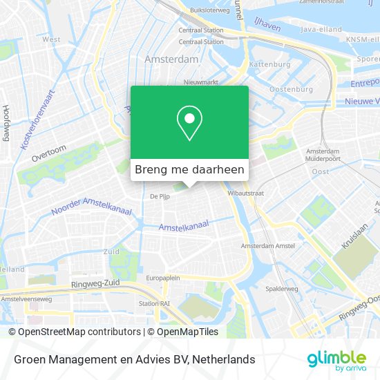 Groen Management en Advies BV kaart