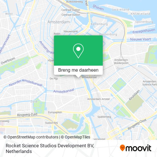 Rocket Science Studios Development BV kaart