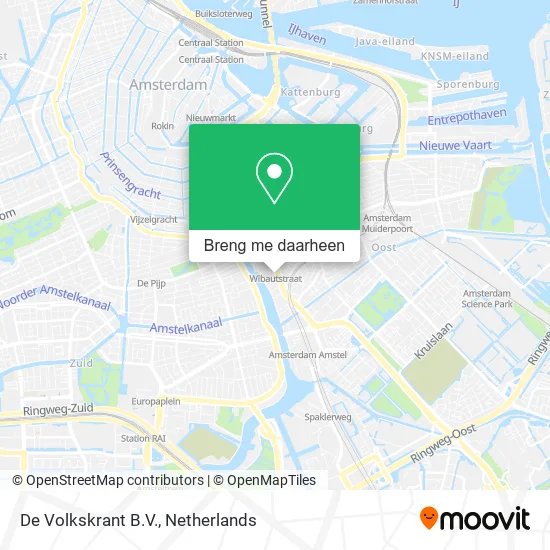 De Volkskrant B.V. kaart