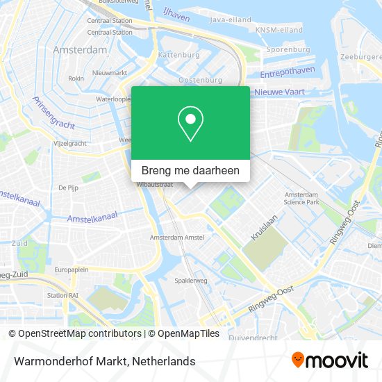Warmonderhof Markt kaart