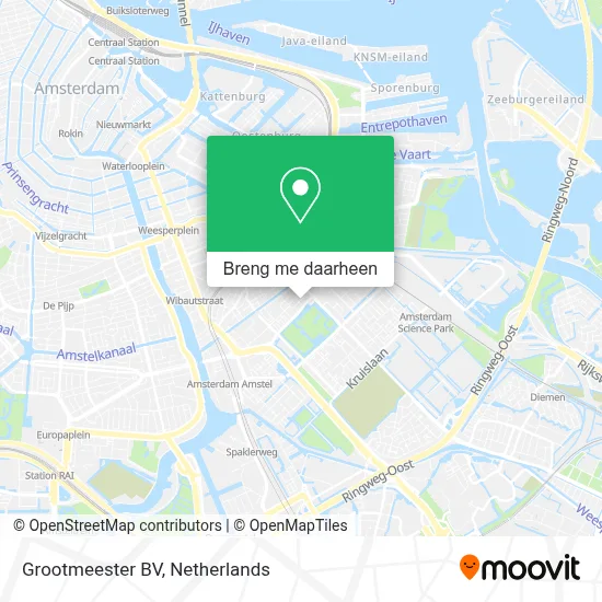 Grootmeester BV kaart