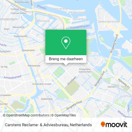 Carstens Reclame- & Adviesbureau kaart