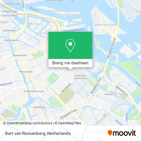 Bart van Rossenberg kaart