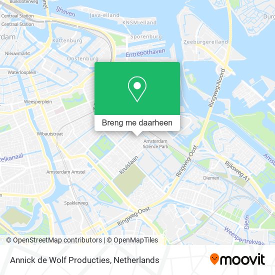 Annick de Wolf Producties kaart