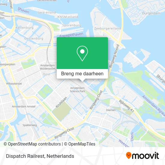 Dispatch Railrest kaart