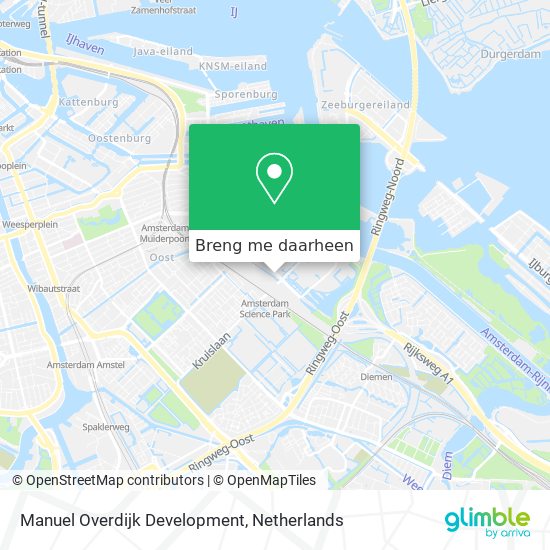 Manuel Overdijk Development kaart