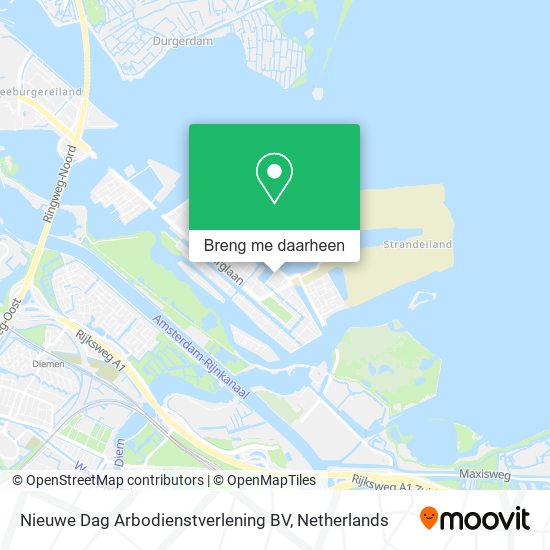 Nieuwe Dag Arbodienstverlening BV kaart