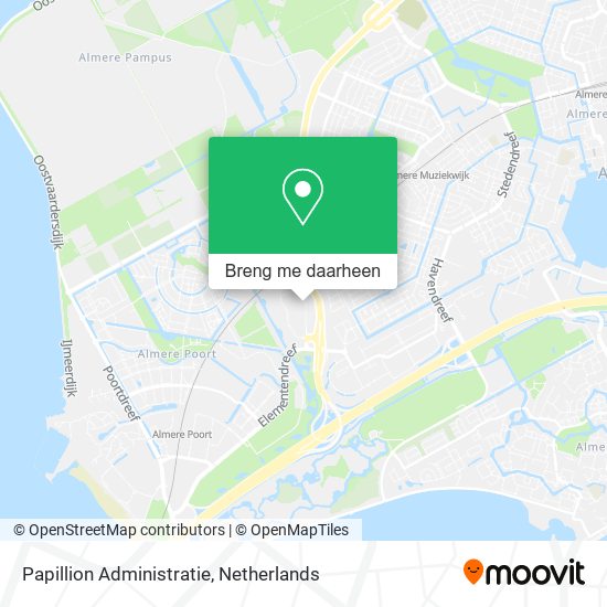 Papillion Administratie kaart