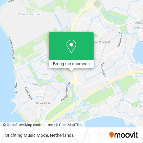Stichting Music Mode kaart