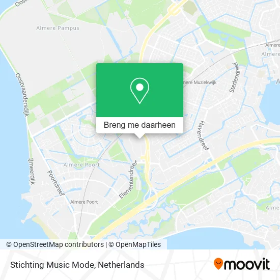 Stichting Music Mode kaart