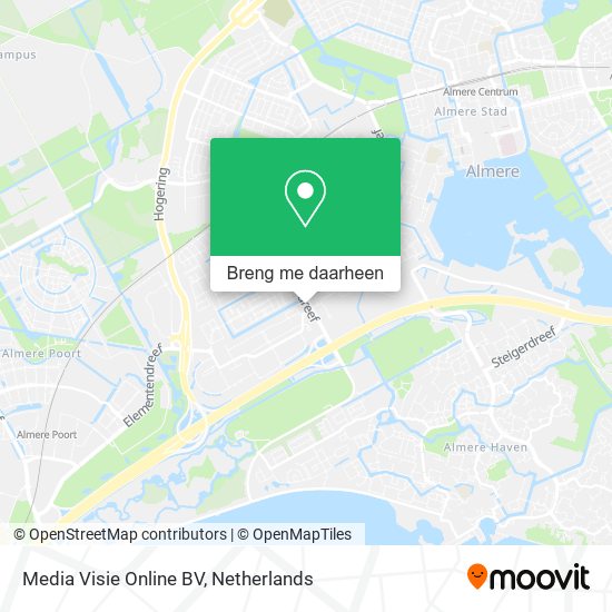 Media Visie Online BV kaart