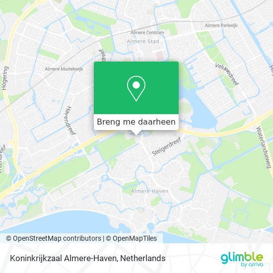 Koninkrijkzaal Almere-Haven kaart