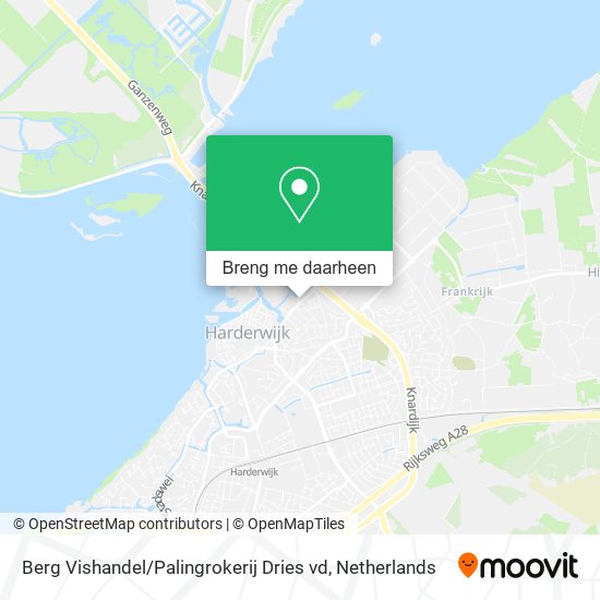 Berg Vishandel / Palingrokerij Dries vd kaart