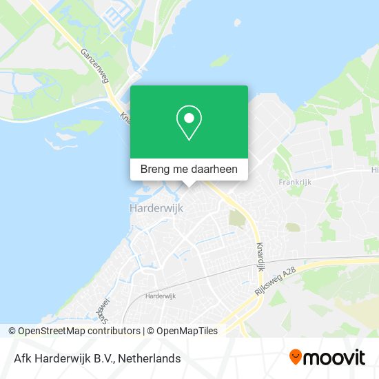 Afk Harderwijk B.V. kaart