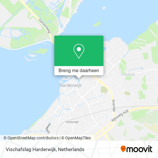 Vischafslag Harderwijk kaart