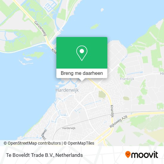 Te Boveldt Trade B.V. kaart