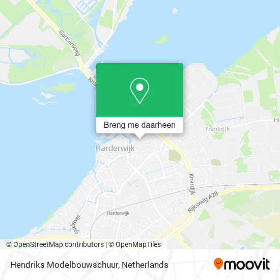 Hendriks Modelbouwschuur kaart