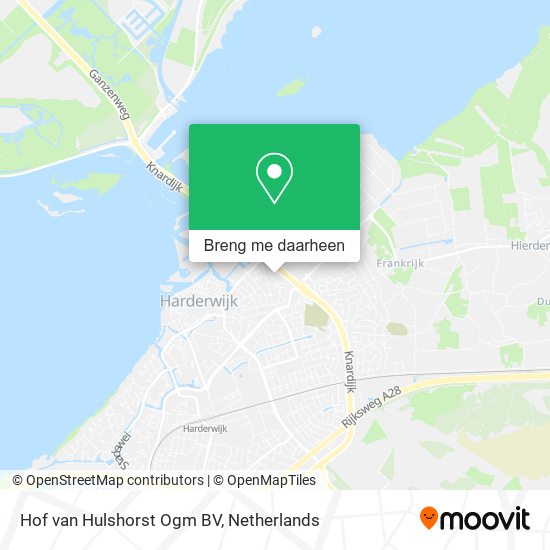Hof van Hulshorst Ogm BV kaart