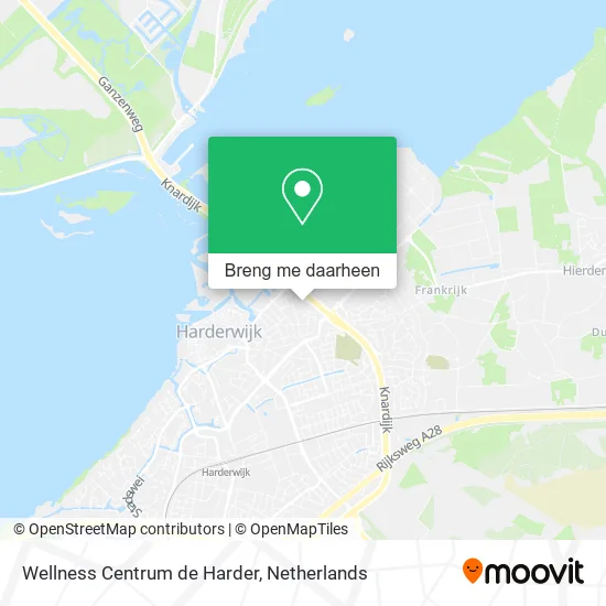 Wellness Centrum de Harder kaart