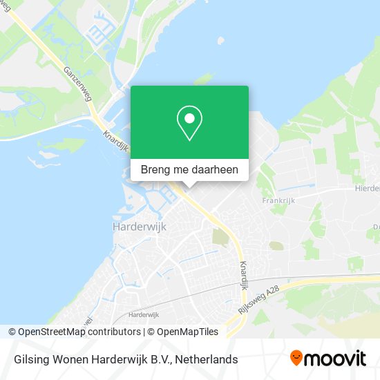 Gilsing Wonen Harderwijk B.V. kaart