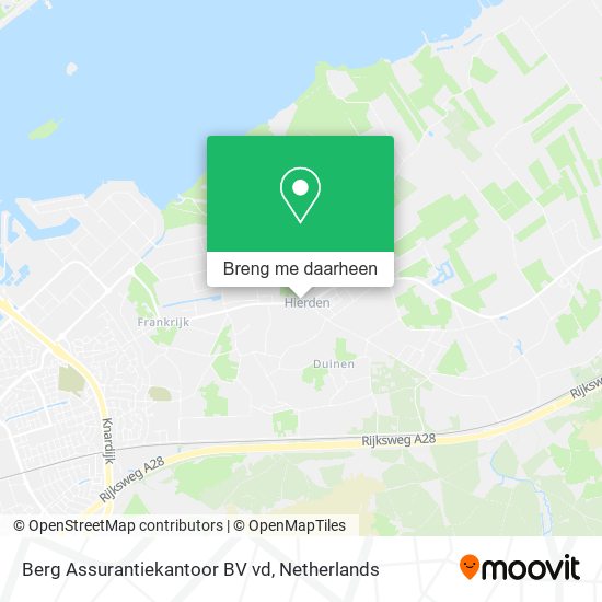 Berg Assurantiekantoor BV vd kaart