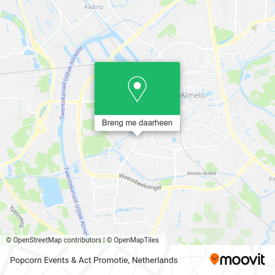 Popcorn Events & Act Promotie kaart