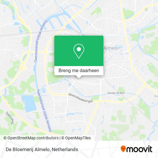 De Bloemerij Almelo kaart