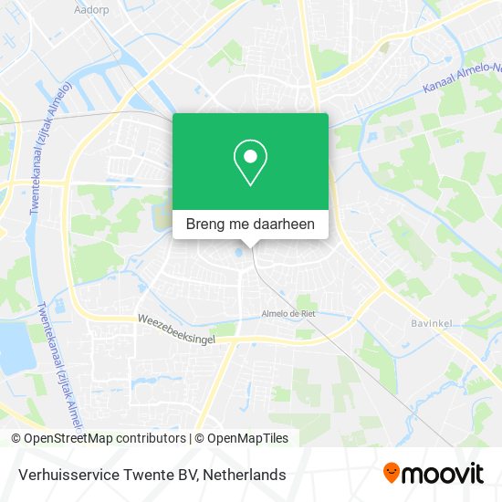 Verhuisservice Twente BV kaart