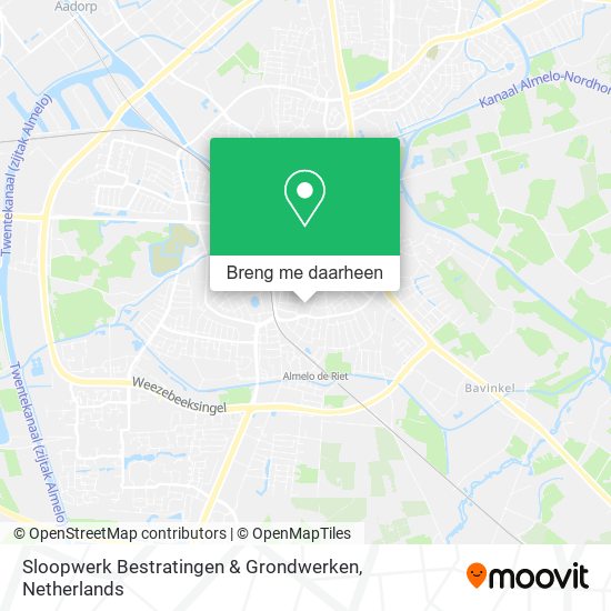 Sloopwerk Bestratingen & Grondwerken kaart