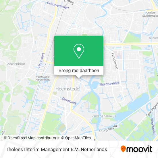 Tholens Interim Management B.V. kaart