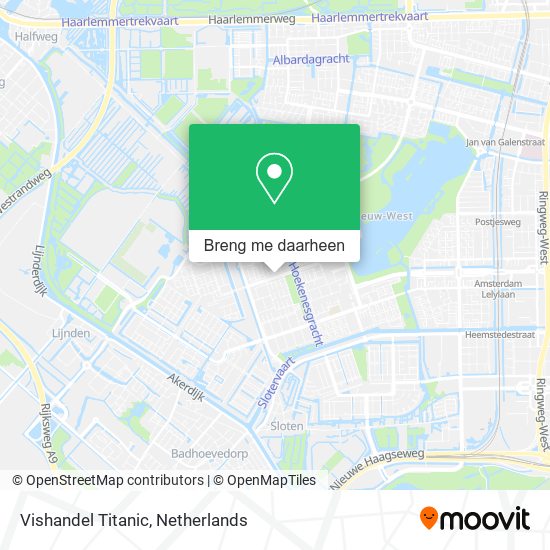 Vishandel Titanic kaart