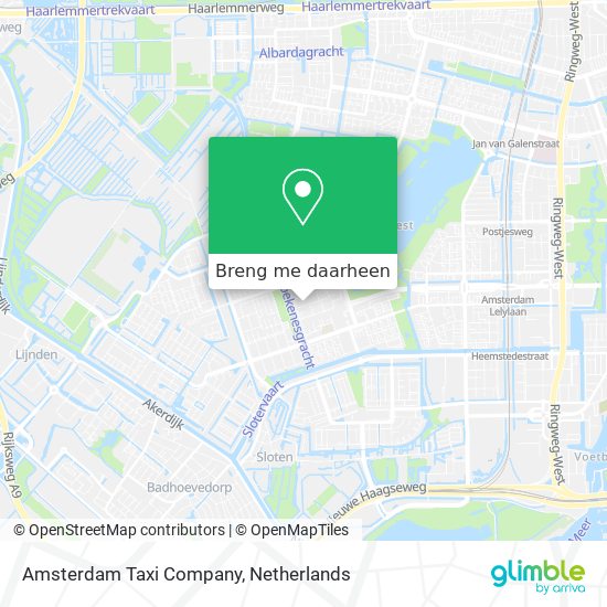 Amsterdam Taxi Company kaart