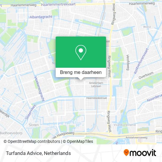 Turfanda Advice kaart