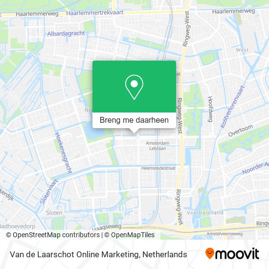 Van de Laarschot Online Marketing kaart