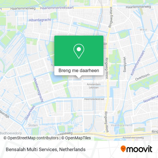 Bensalah Multi Services kaart