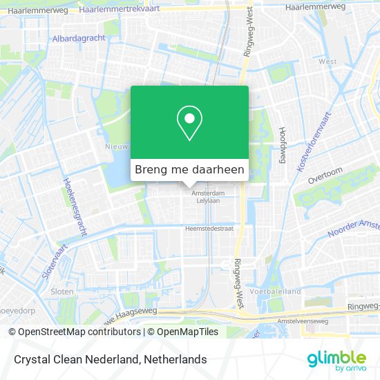 Crystal Clean Nederland kaart